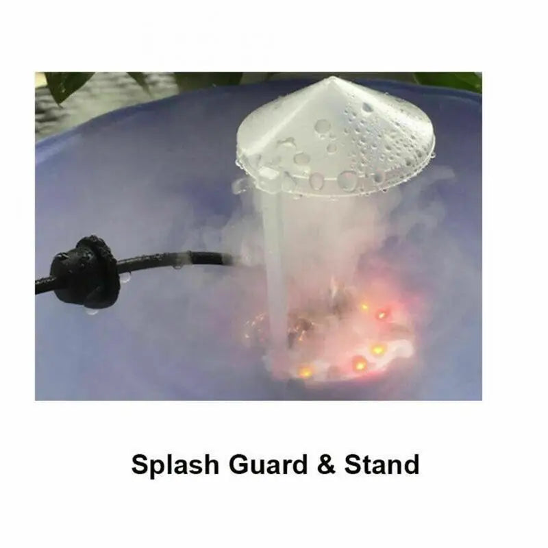 Halloween Witch Pot Smoke Machine Mist Maker Fogger Water Fountain Fog Machine Changing Party Prop Halloween DIY Decorations New