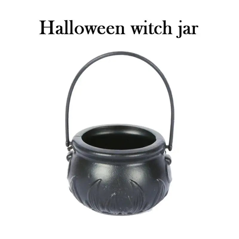 Halloween Witch Pot Smoke Machine Mist Maker Fogger Water Fountain Fog Machine Changing Party Prop Halloween DIY Decorations New