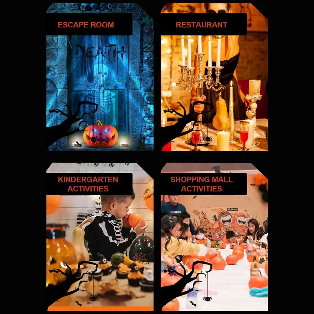 Pumpkin Candy Dish Pumpkin Halloween Auto-Sensing Dish Horror Candy Dish With Skeleton Hand Large Capacity Bowl For Prank Bar