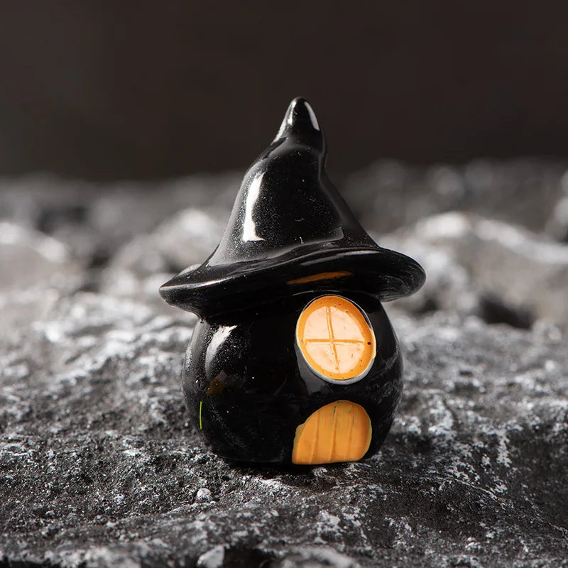 2025 Figurines Miniatures Pumpkin Skeleton Mummy Skull Micro Landscape Ornaments For Halloween Decorations Hoom Desk Accessories