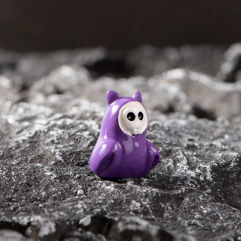 2025 Figurines Miniatures Pumpkin Skeleton Mummy Skull Micro Landscape Ornaments For Halloween Decorations Hoom Desk Accessories